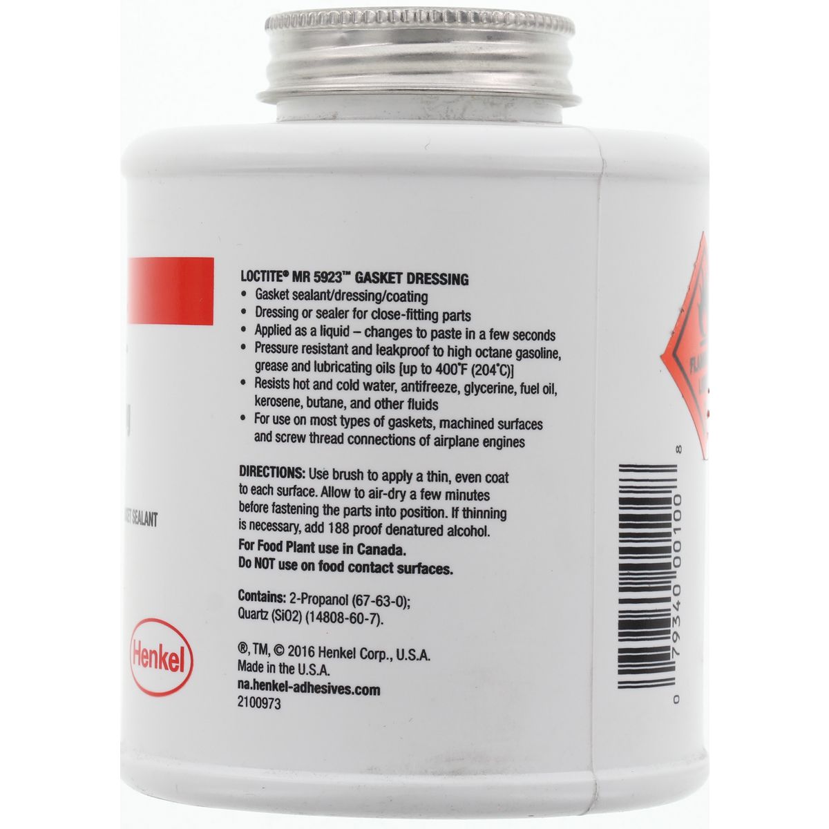 Loctite Mr 5923 Gasket Sealant #3 Brushtop Bottle 473ml - 1522029