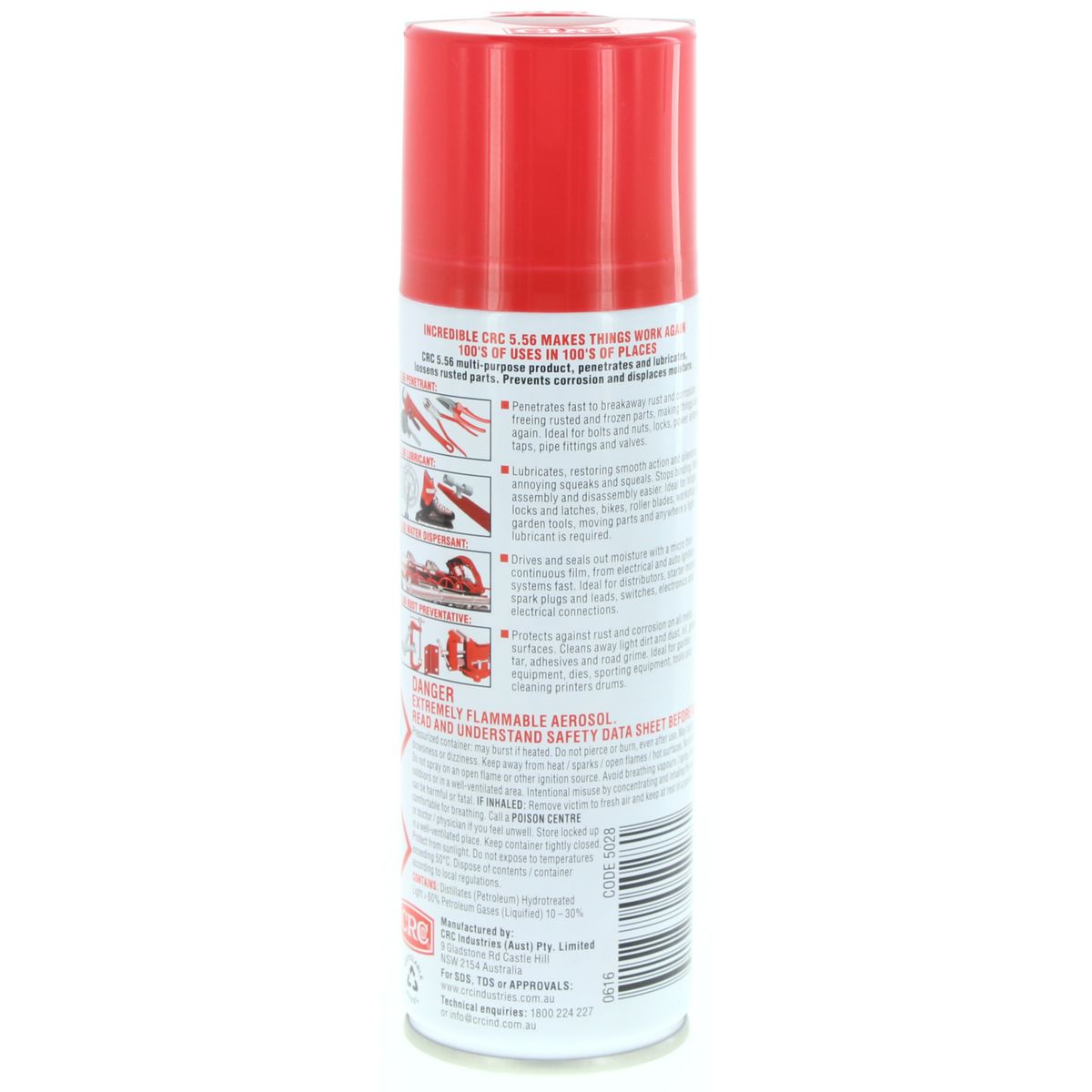 CRC 5.56 Multi-Purpose Spray Lubricant 175G - 5028