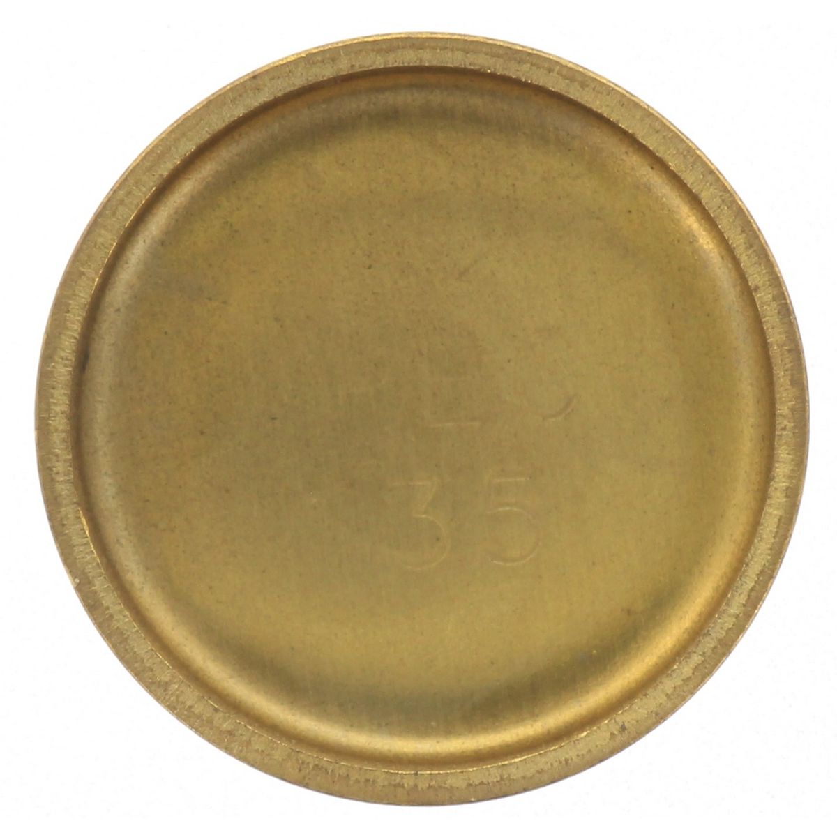 Kelpro Brass Welch Plug 35mm - RBC35MM