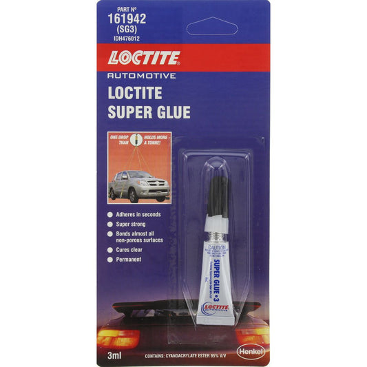 Loctite Super Glue Instant Adhesive3ml - 476012