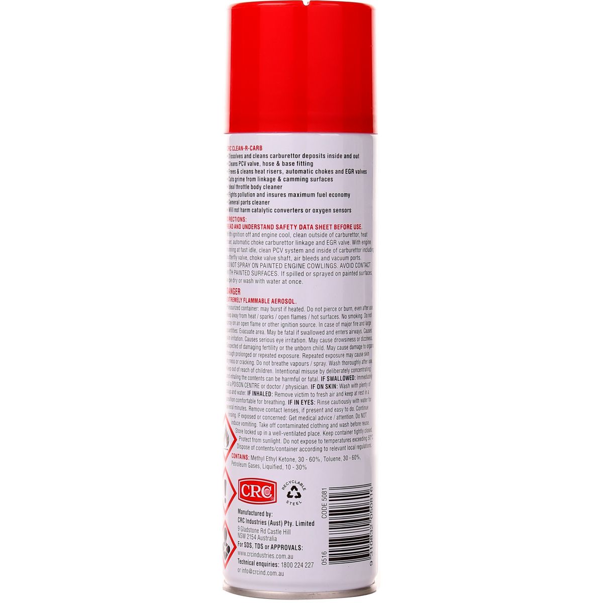 CRC Clean-R-Carb Carburetor Cleaner 400G - 5081