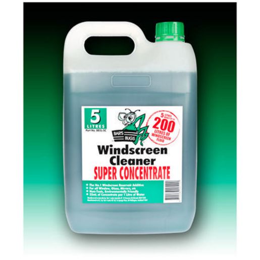 Bar's Bugs Windscreen Cleaner Super Concentrate 5L - BB5L-SC