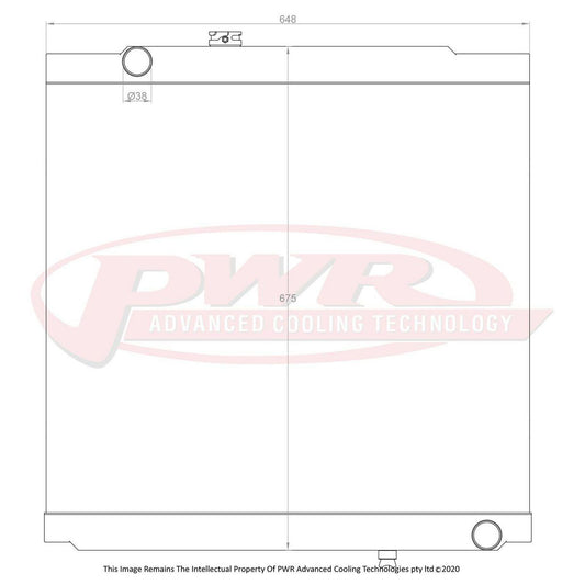 PWR Radiator 42mm fits Toyota Hilux Surf KZN185/Prado KZJ95 - PWR56824