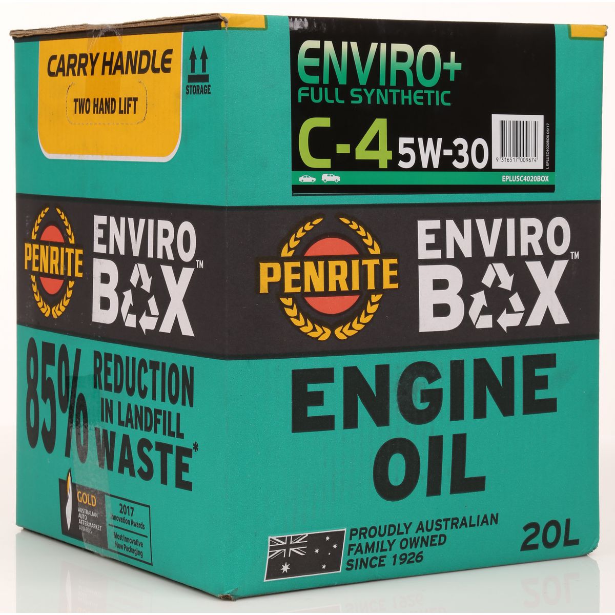 Penrite Enviro+ C4 5W-30 Engine Oil Enviro Box 20L - EPLUSC4020BOX