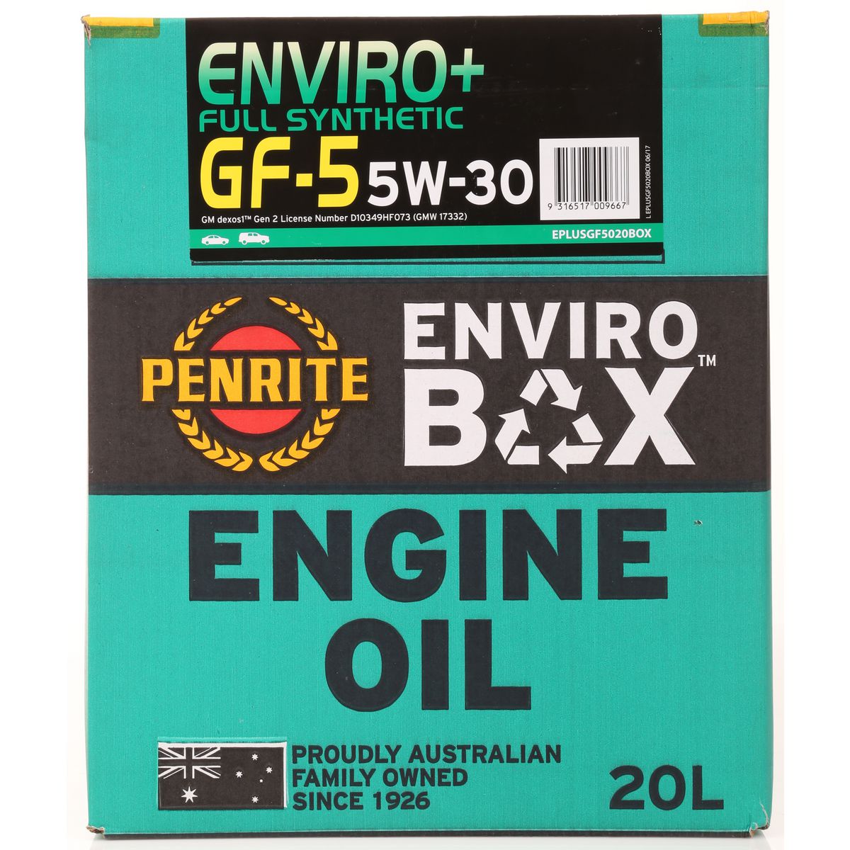 Penrite Enviro+ GF-5 5W-30 Engine Oil Enviro Box 20L - EPLUSGF5020BOX