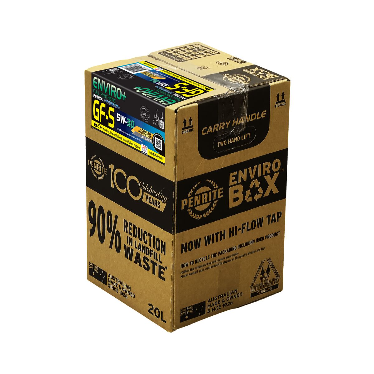 Penrite Enviro+ GF-5 5W-30 Engine Oil Enviro Box 20L - EPLUSGF5020BOX