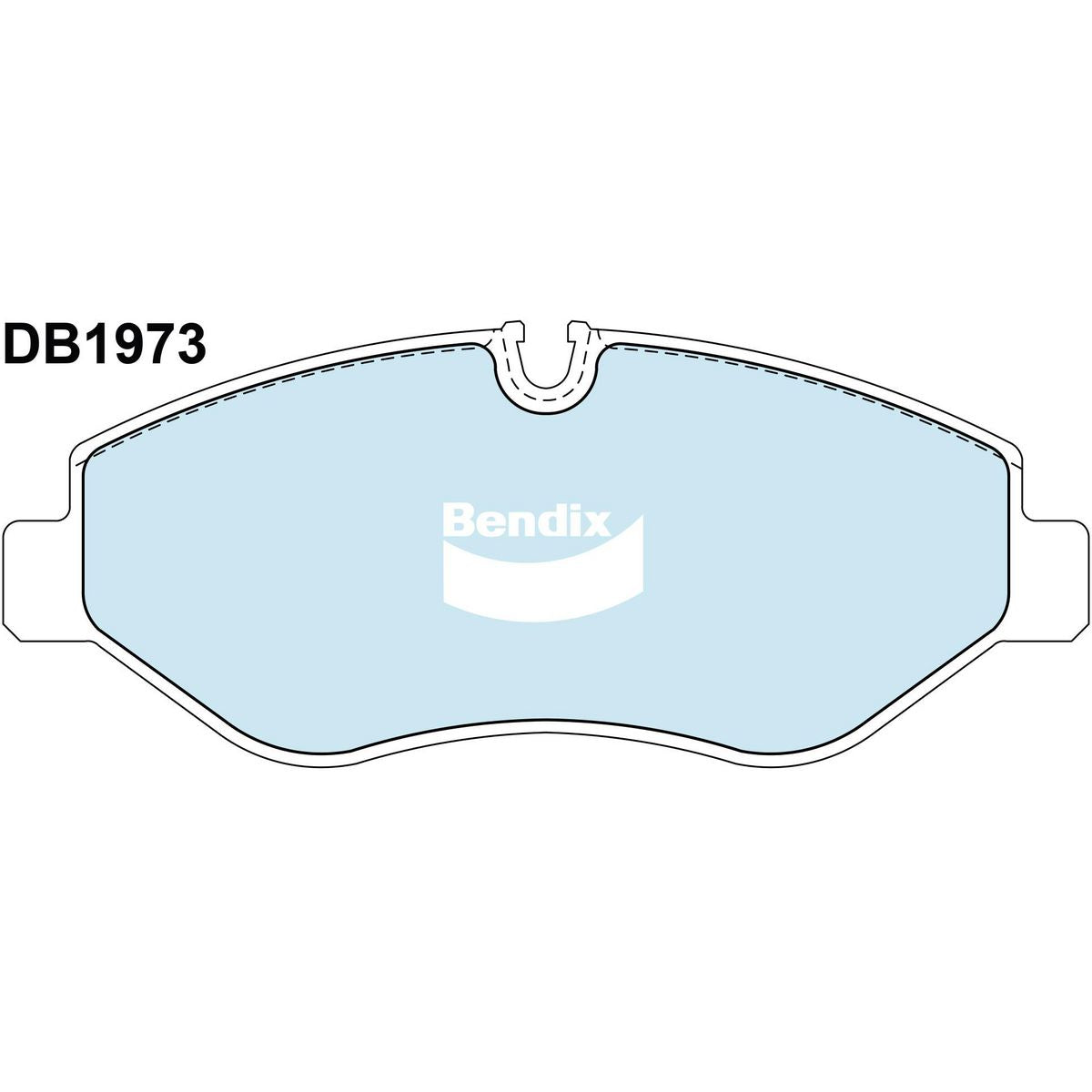 Bendix EURO Brake Pads Set Front - DB1973EURO