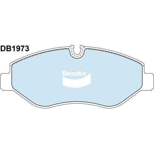 Bendix EURO Brake Pads Set Front - DB1973EURO