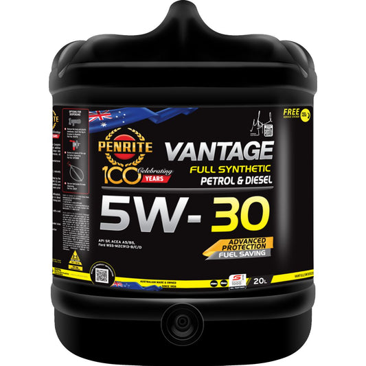 Penrite Vantage Full Synthetic 5W-30 Engine Oil 20L - VANFULL5W30020