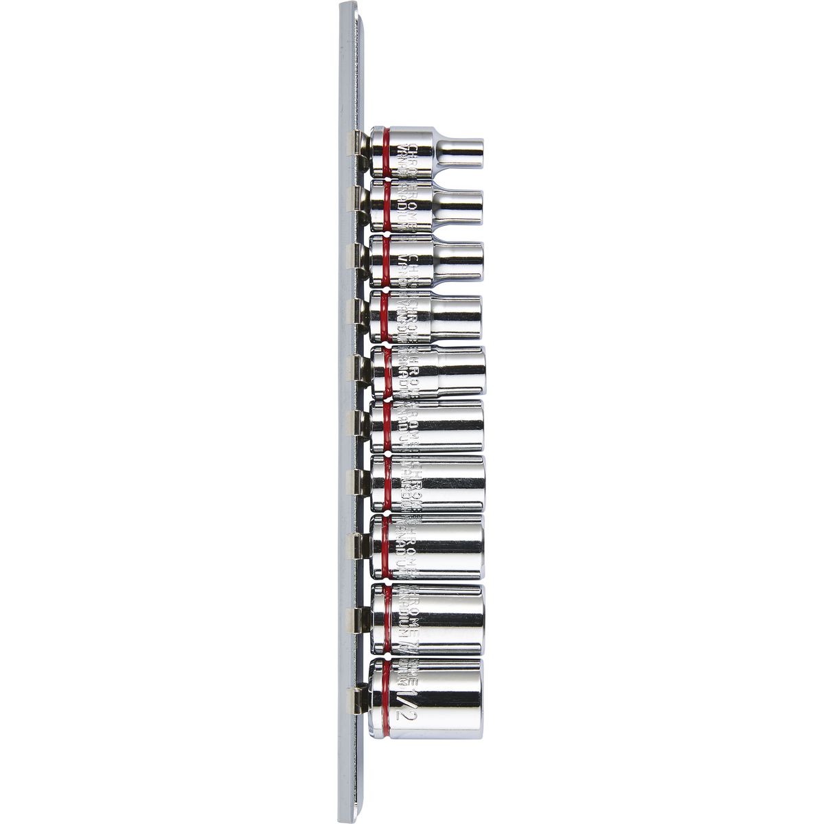 Mechpro Blue Socket Rail Set SAE 1/4In Drive 10pc - MPBSK115K