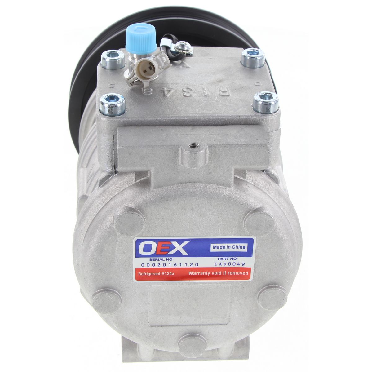 OEX Air Conditioning Compressor 12V Direct Mount Denso 10PA17C Style - CXD0049