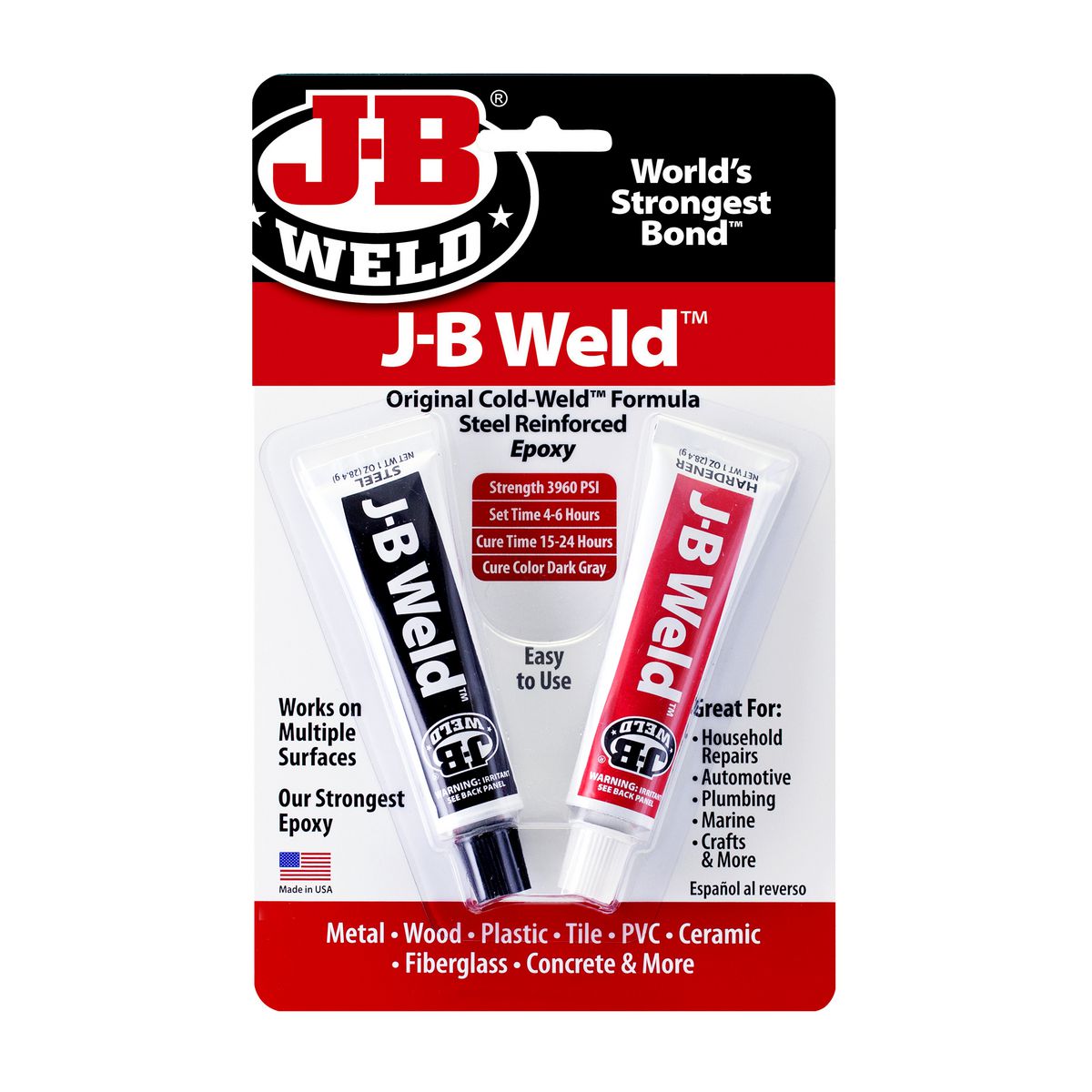 JB Weld Original Cold Weld Epoxy Adhesive Twin Pack 28.4G Each - 8265-S