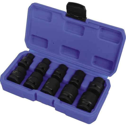 Mechpro Blue Impact Socket Set Metric 1/2In Drive 10pc - MPBSK133K