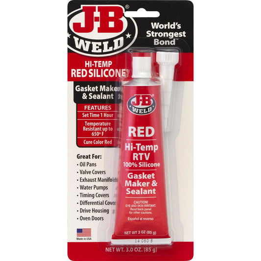 JB Weld High Temp Red Silicone 85G - 31314