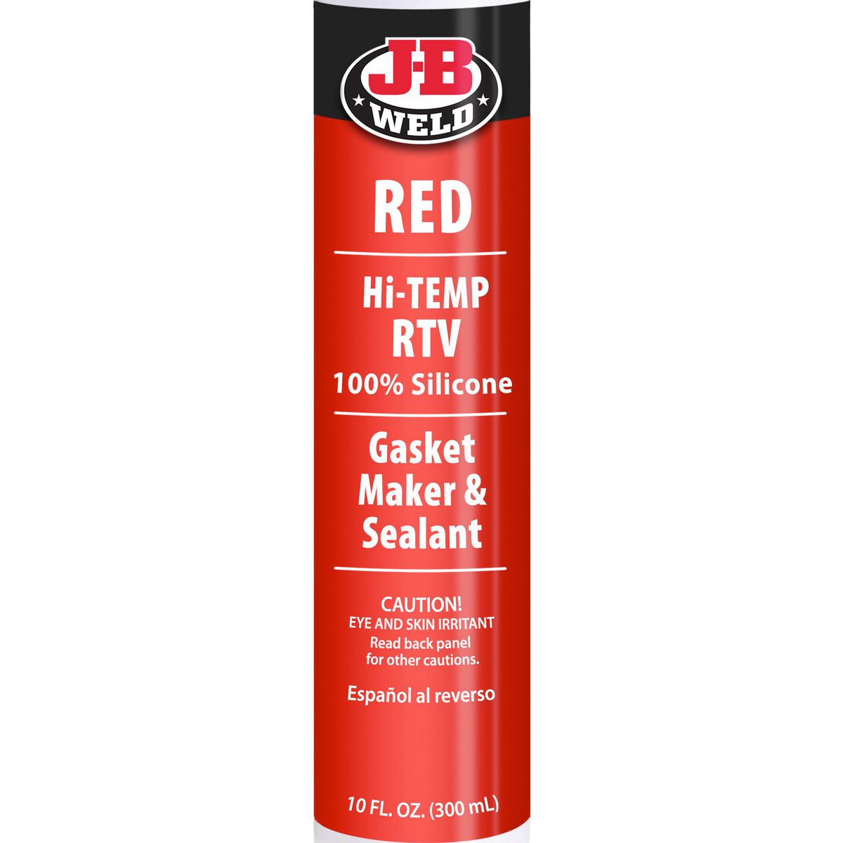 JB Weld High Temp Red Silicone 300ml Cartridge - 31914