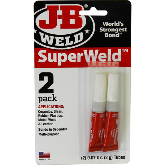 JB Weld Superweld Super Glue Twin Pack - 33102