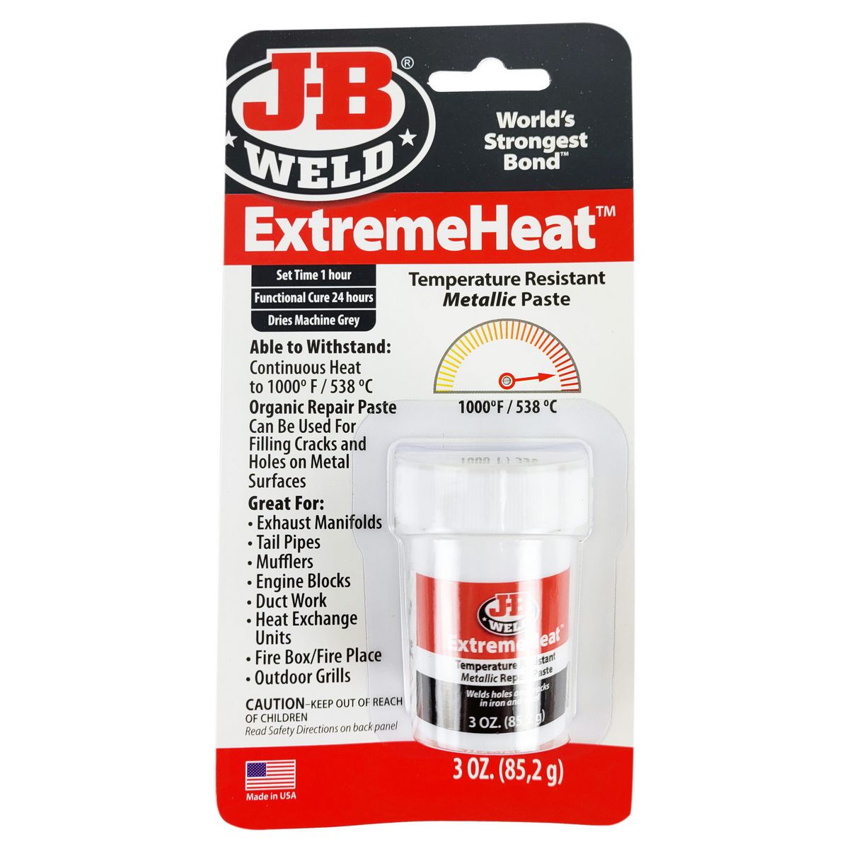 JB Weld Extremeheat Paste 85.2G - 37901