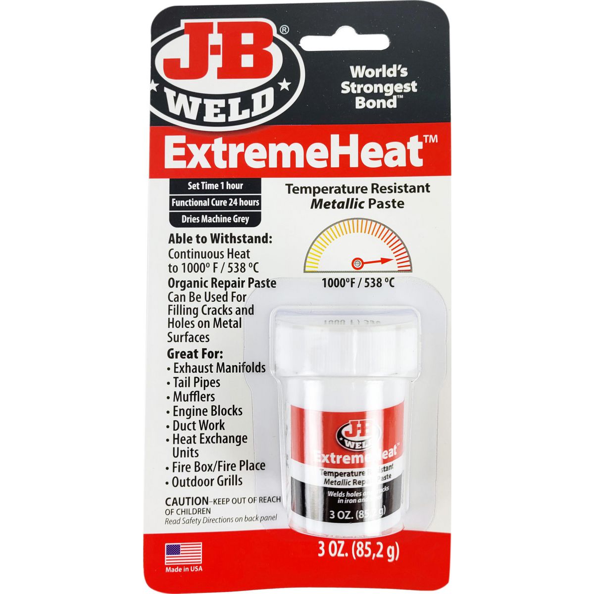 JB Weld Extremeheat Paste 85.2G - 37901
