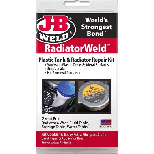 JB Weld Radiatorweld Plastic Tank & Radiator Repair Kit - 2120