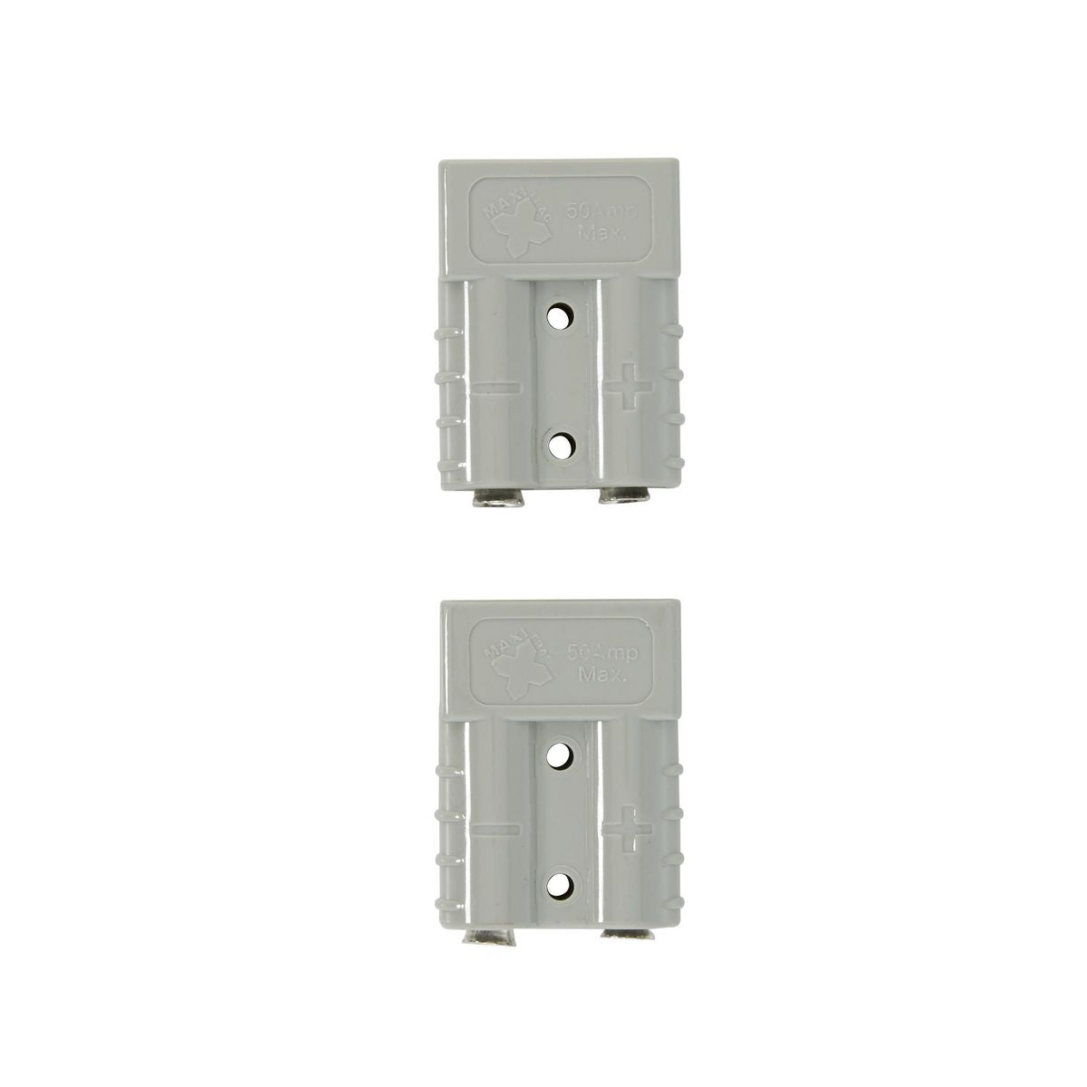 Maxi Trac Heavy Duty 50A Connector Grey (2pk) - MTAP50A2BL