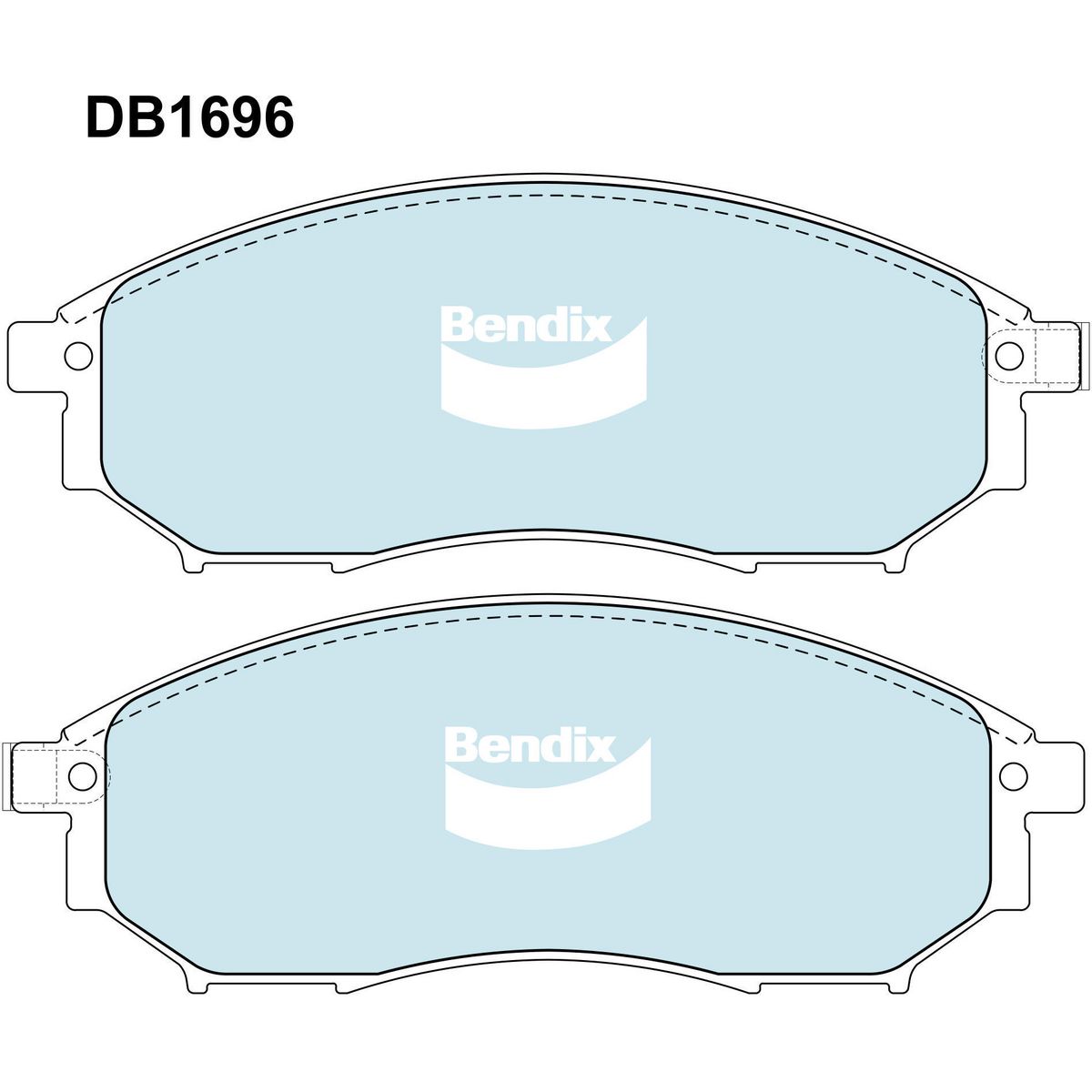 Bendix Ultimate Brake Pads Set Front - DB1696ULT