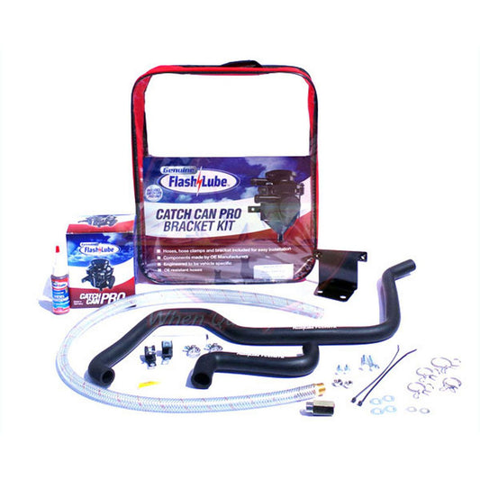Flashlube Catch Can Kit & Bracket - FCCKT07
