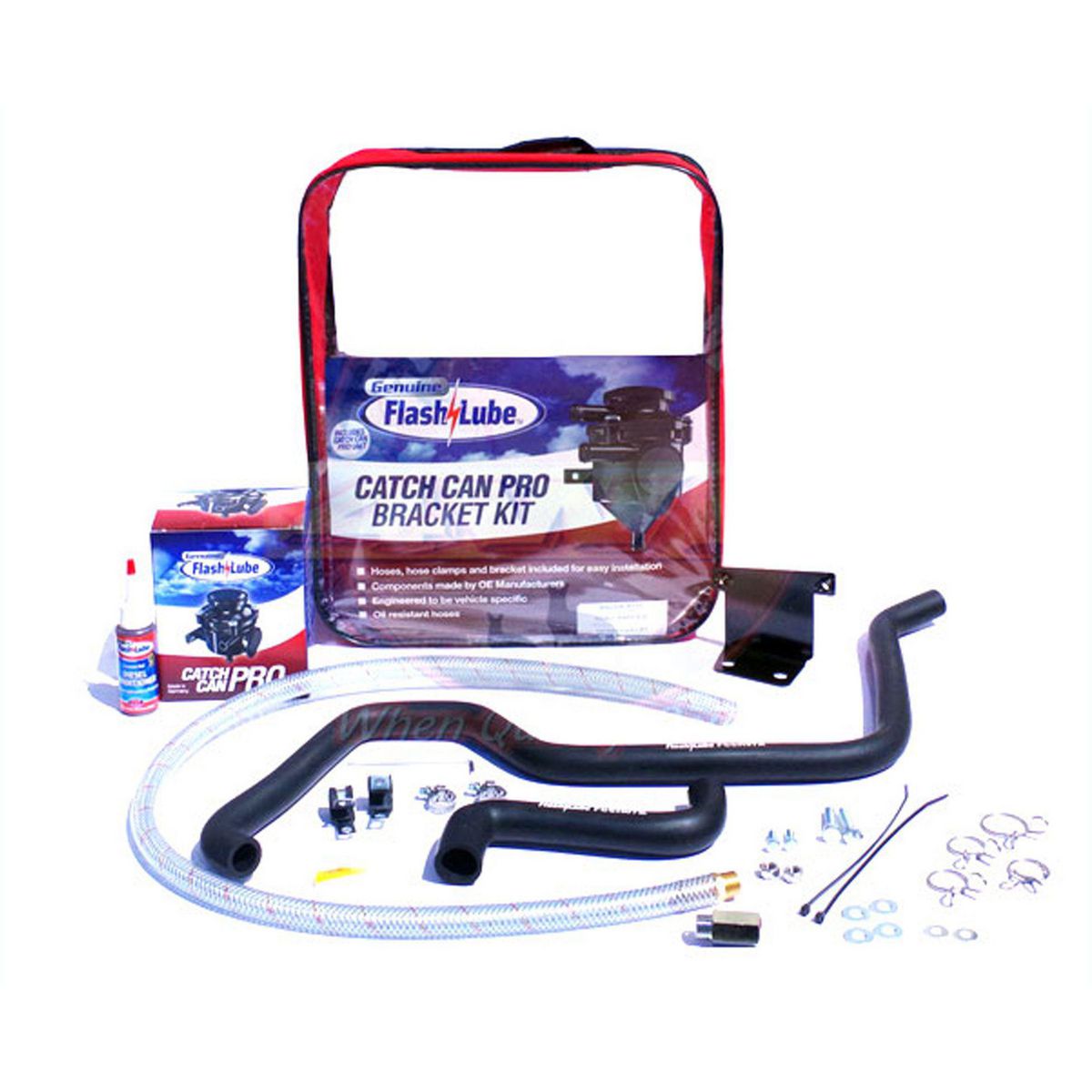 Flashlube Catch Can Kit & Bracket - FCCKT07