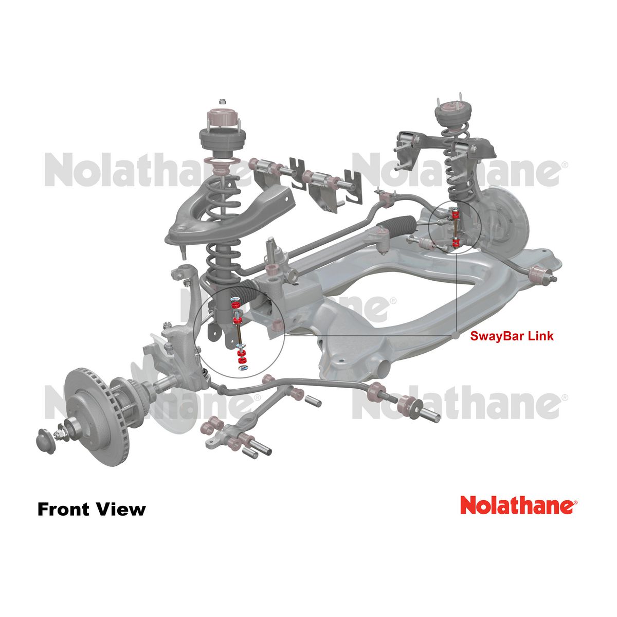 Nolathane Front Sway Bar Link - 42772