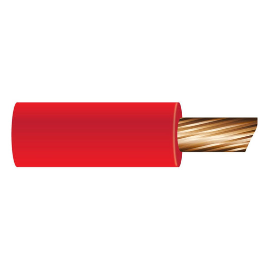 OEX Automotive Cable Single Core 4mm Red 30M Roll - ACX0725
