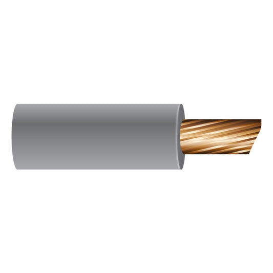 OEX Automotive Cable Single Core 3mm Grey 30M Roll - ACX0709