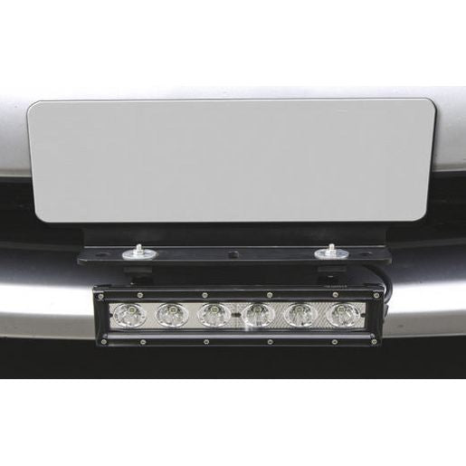 Maxi Trac 4x4 Universal Number Plate Light Mounting Bracket Black - MTNPLB