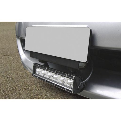 Maxi Trac 4x4 Universal Number Plate Light Mounting Bracket Black - MTNPLB