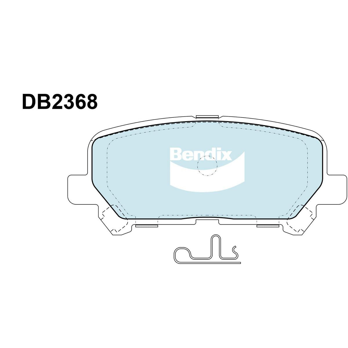 Bendix Heavy Duty Brake Pads Set Rear - DB2368HD