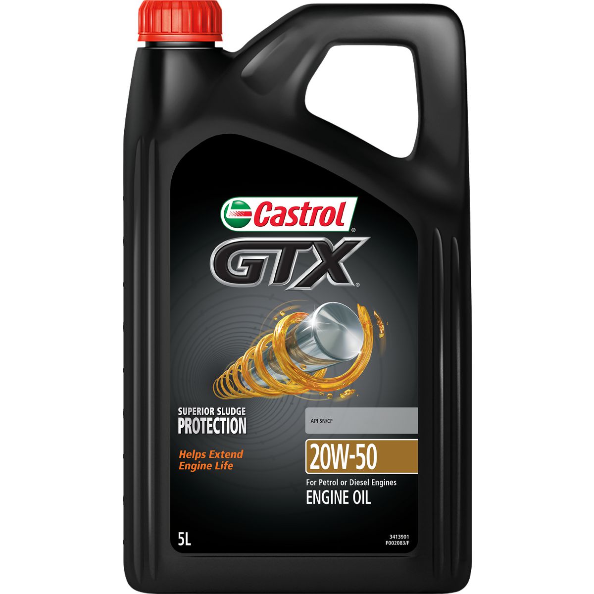 Castrol GTX Premium Mineral Engine Oil 20W-50 5L - 3413901