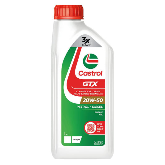 Castrol GTX 20W-50 Engine Oil 1L - 3413902