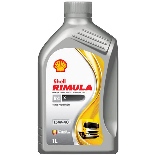 Shell Rimula R4 X 15W-40 Engine Oil (CI4/E7/DH1) 1L - 300012691