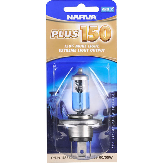 Narva H4 12V P43T PLUS150 Single - 48382BL