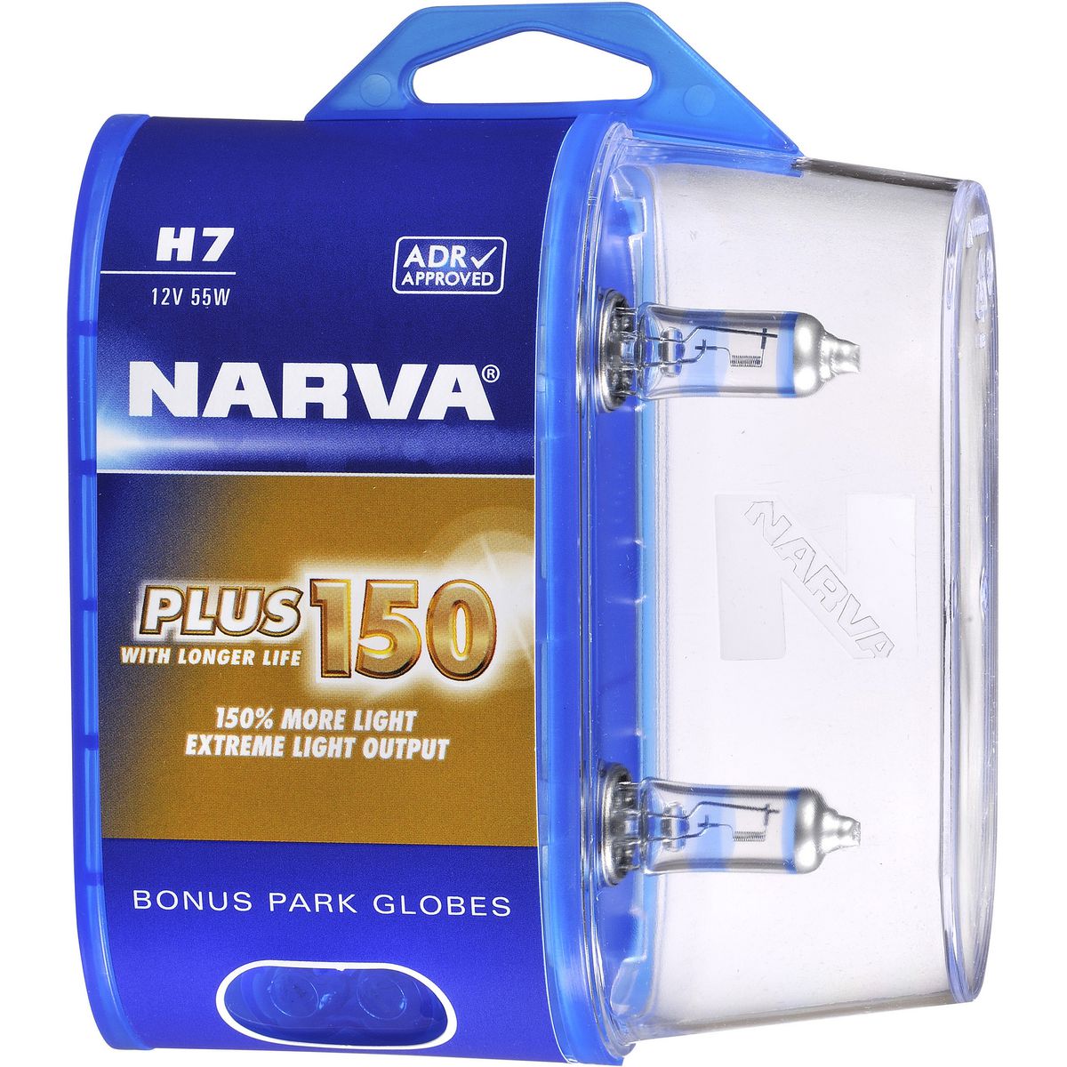 Narva H7 12V PX26D PLUS150 Twin pack - 48386BL2