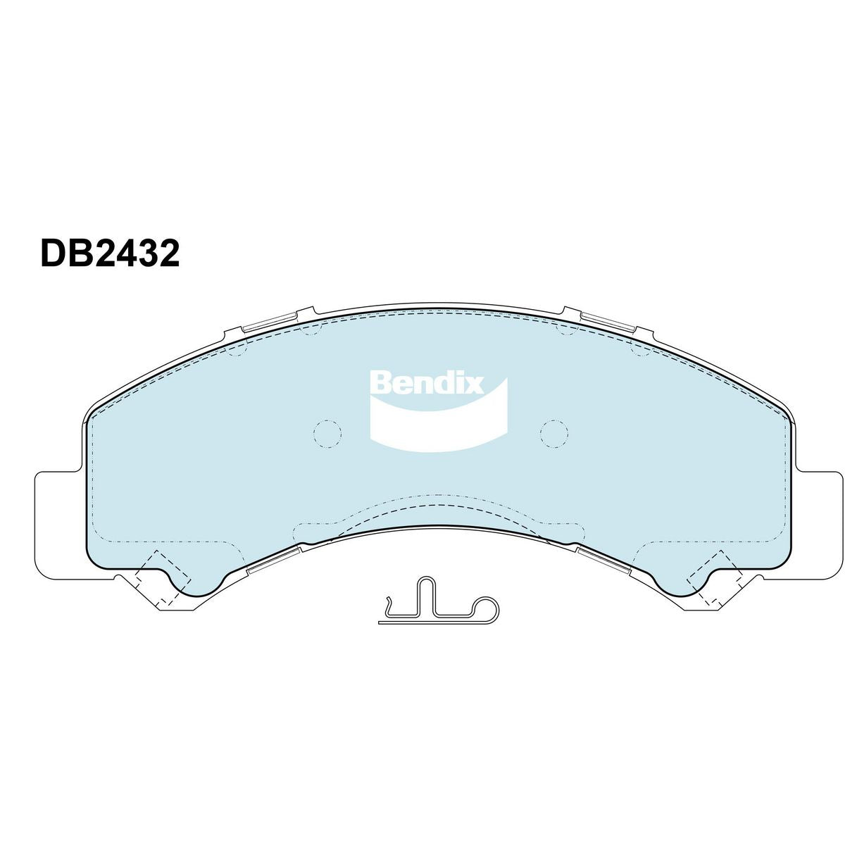 Bendix Heavy Duty Brake Pads Set Rear - DB2432HD