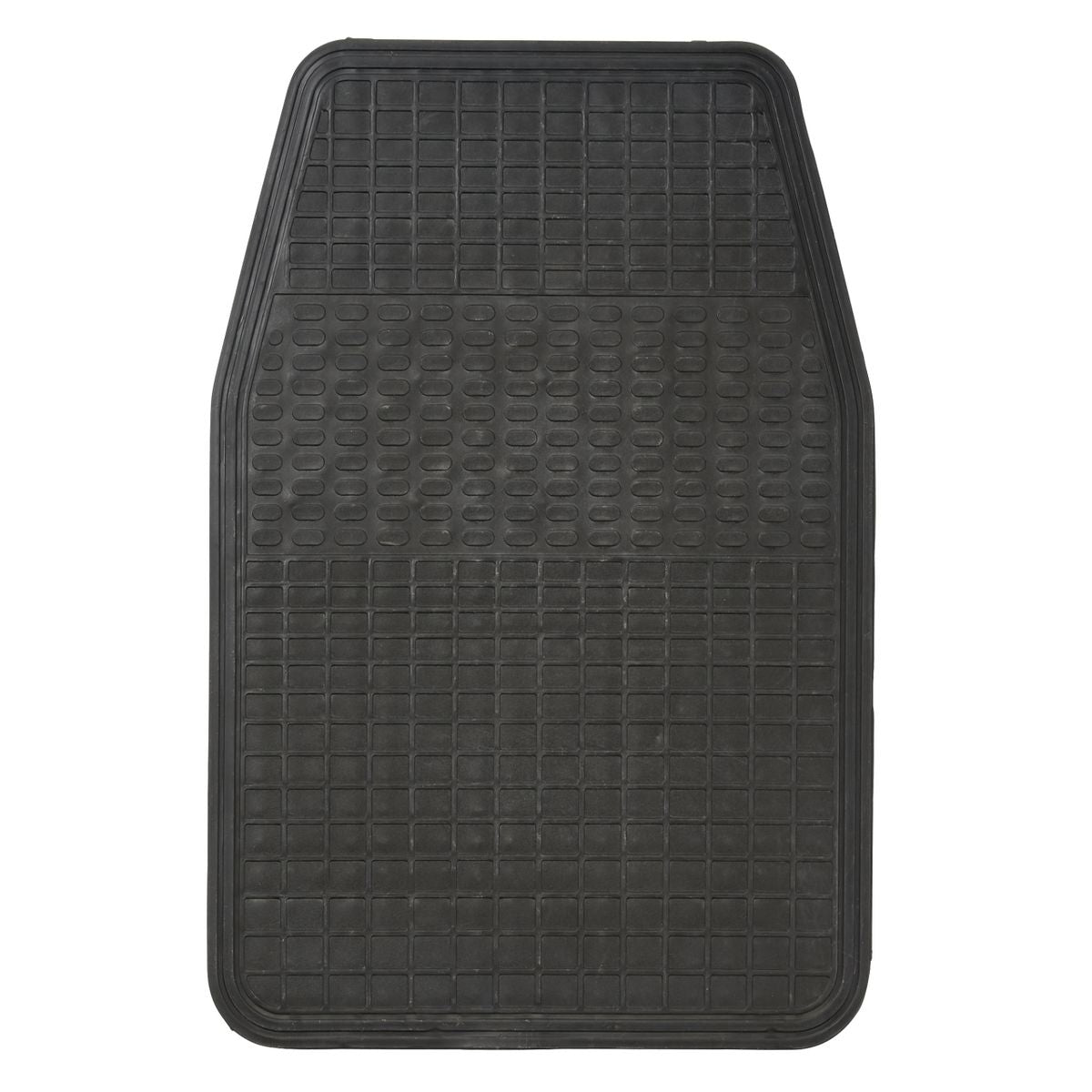 Gear Up Black PVC 4 Piece Floor Mat Set