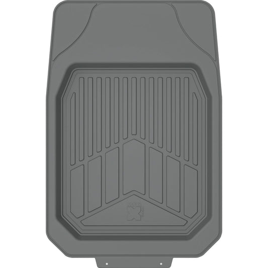 Maxi Trac 4WD Grey Rubber Deep Dish Car Front Floor Mats Pair - MTCM2PCFDDGRY