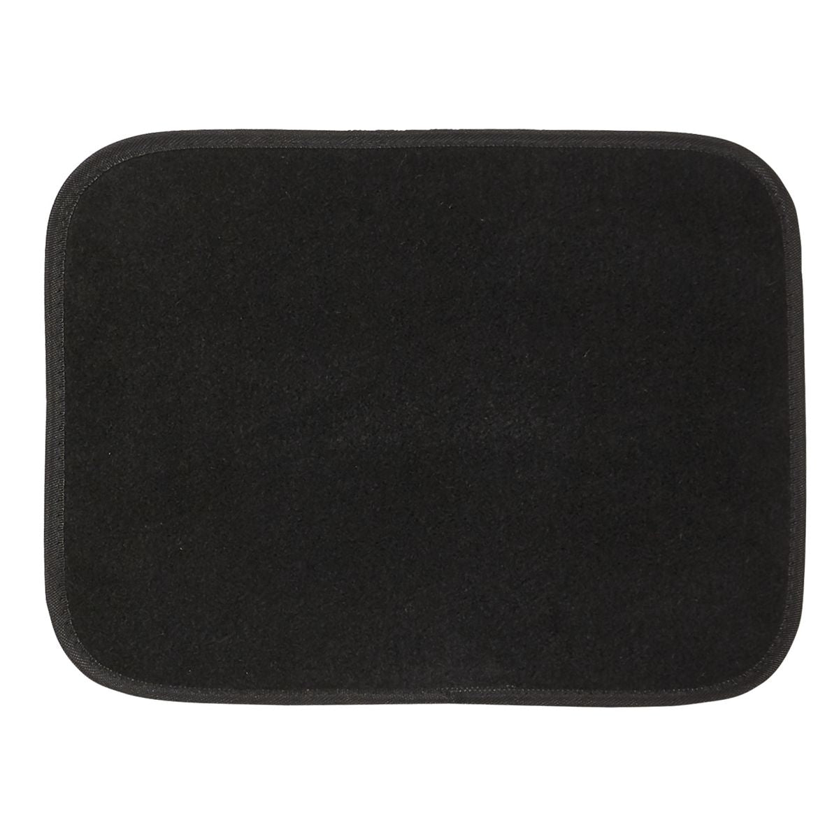 Gear Up Black Carpet 4 Piece Floor Mat Set