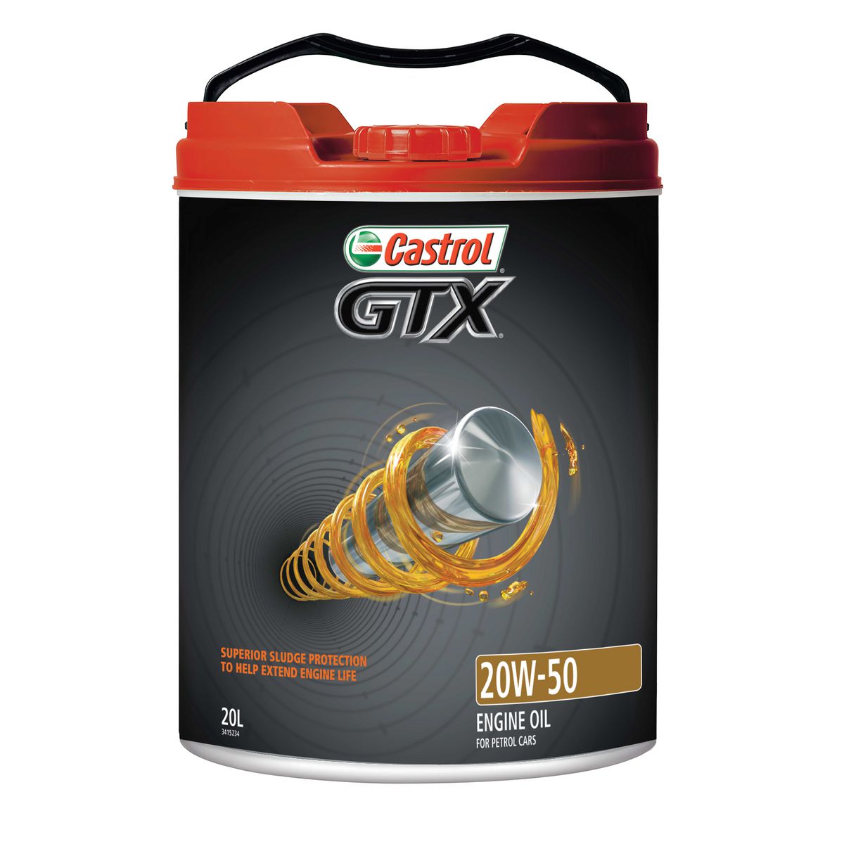 Castrol GTX Semi Synthetic Engine Oil 20W-50 20L - 3415234