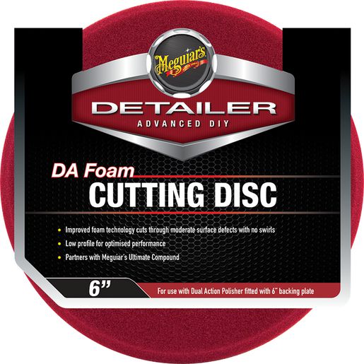 Meguiar's 150mm Foam DA Cutting Disc 6 inch - DFC6R
