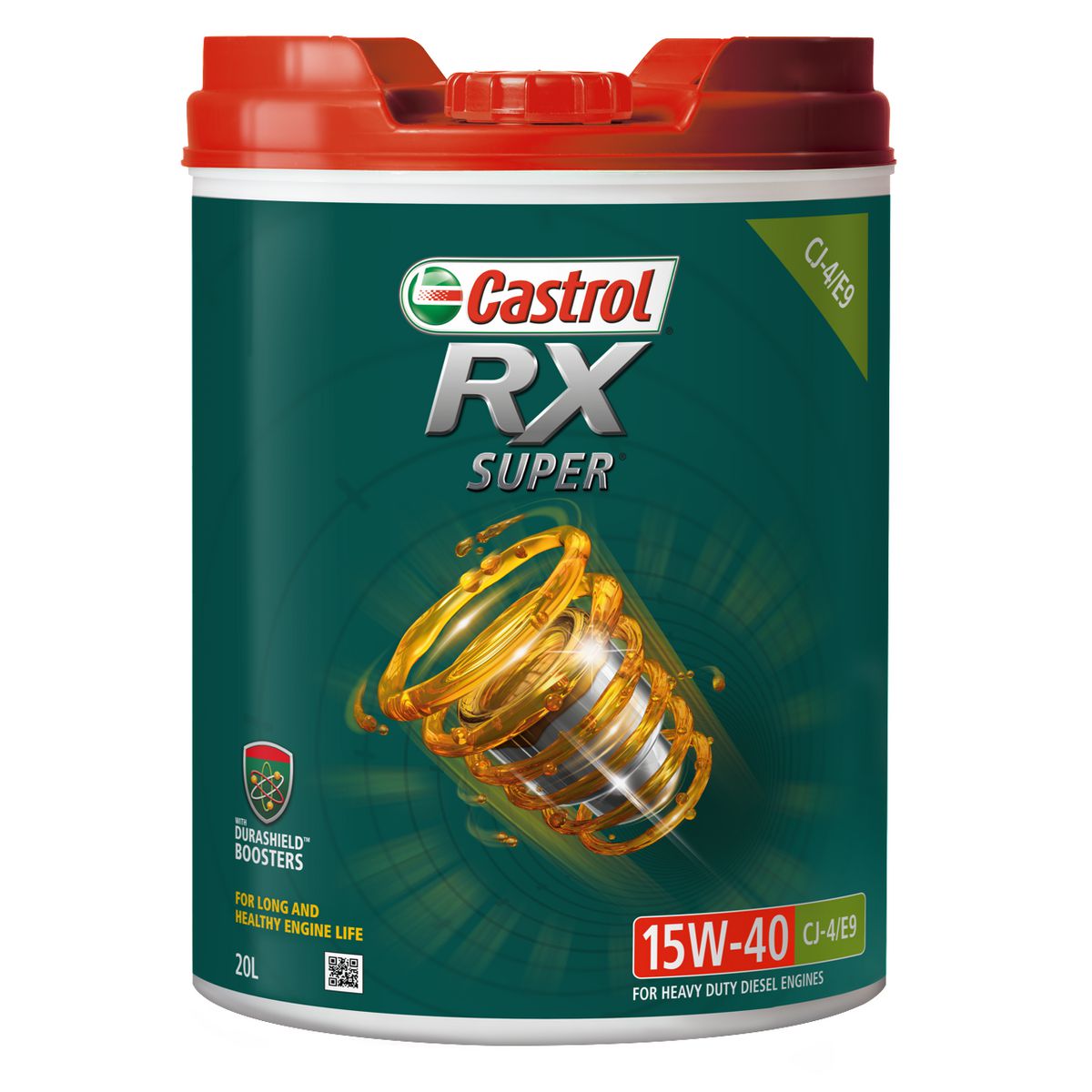 Castrol RX Super 15W-40 Engine Oil CJ-4/E9 20L - 3418280