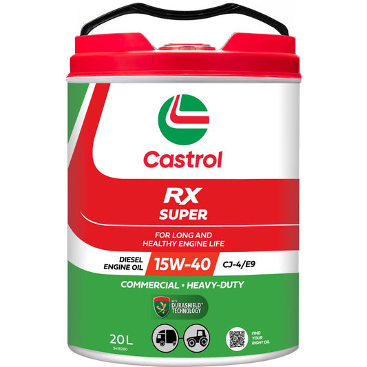 Castrol RX Super 15W-40 Engine Oil CJ-4/E9 20L - 3418280