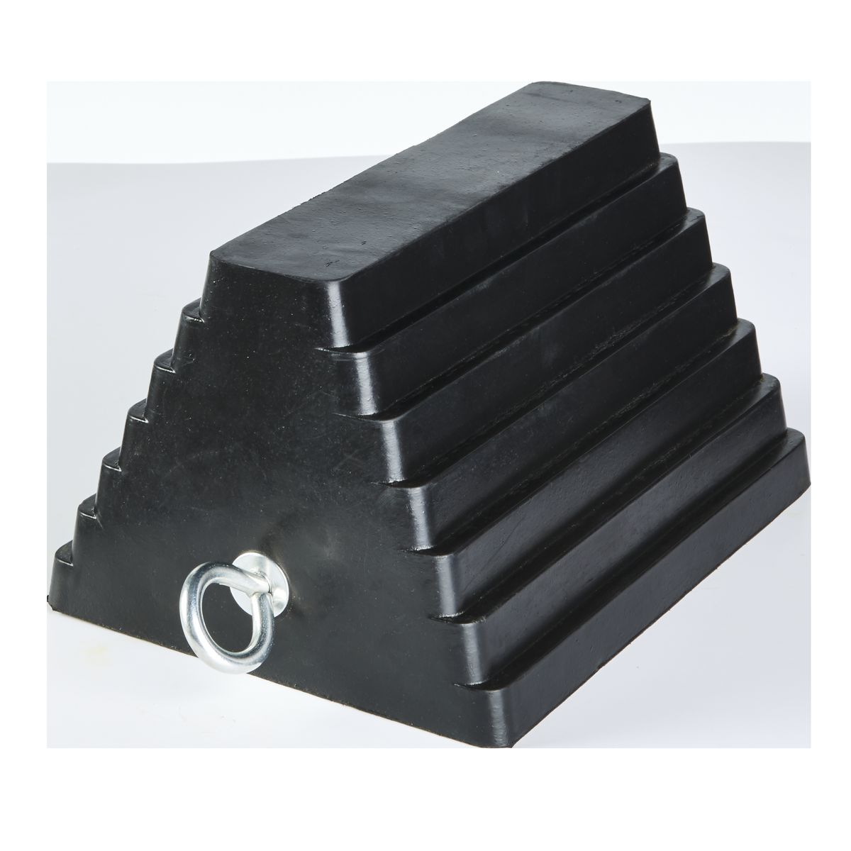 Gear Up Rubber Wheel Chock With Eye Bolt