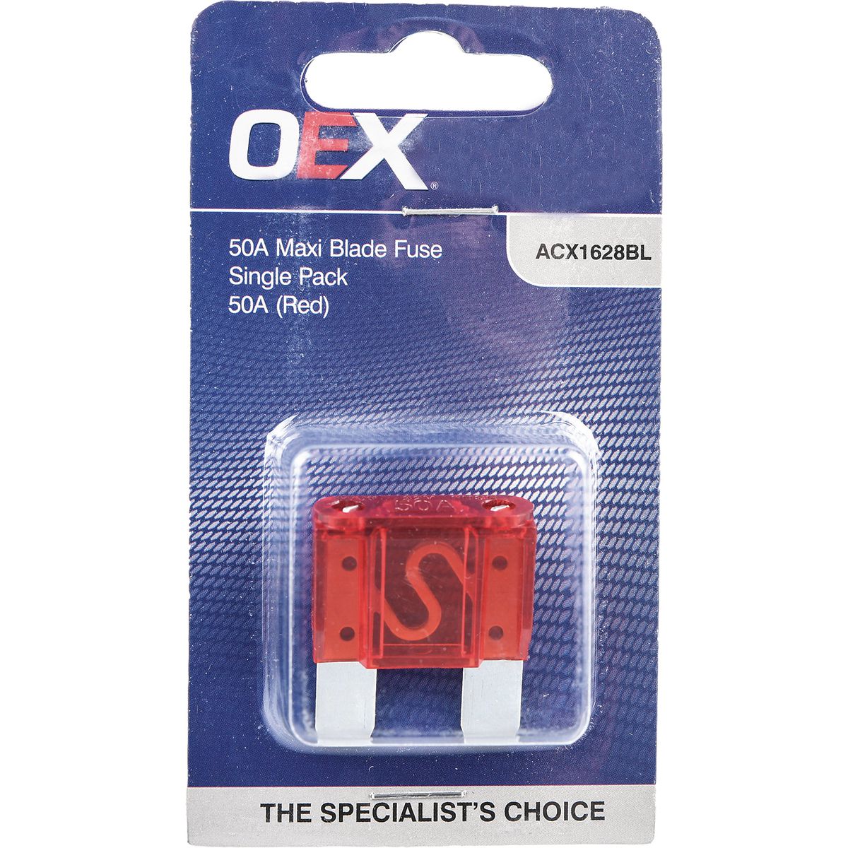 OEX Fuse Maxi Blade 50A Red - ACX1628BL