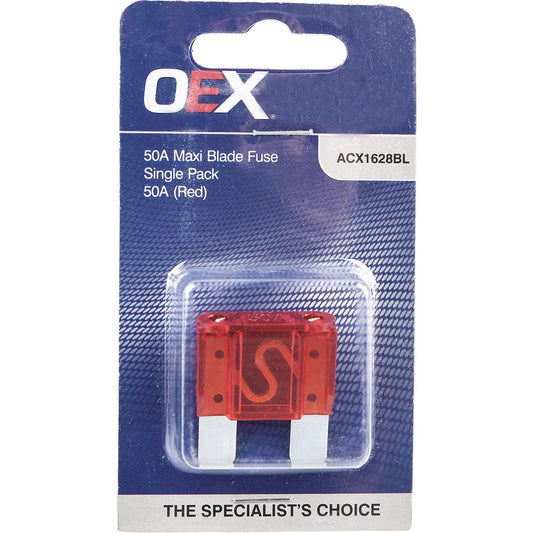 OEX Fuse Maxi Blade 50A Red - ACX1628BL