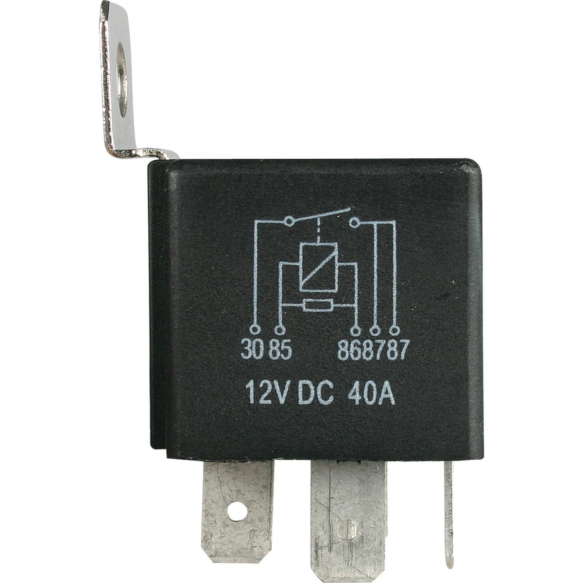 OEX Mini Relay 12V Normally Open 40A - Resistor Protected, Sealed - ACX1940RBL